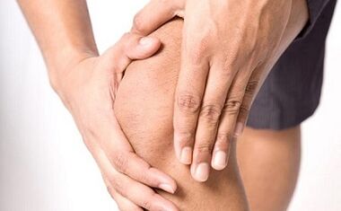 Symptoms of arthrosis in the knee joint